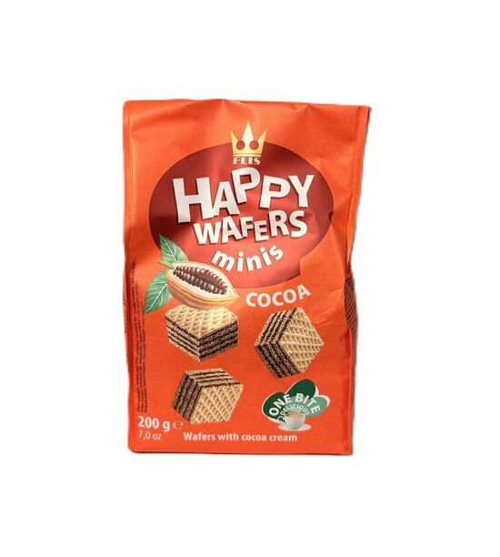 Happy Wafers minis ar kakao krēmu